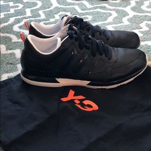 Y-3 IKUNO Black/white leather shoes